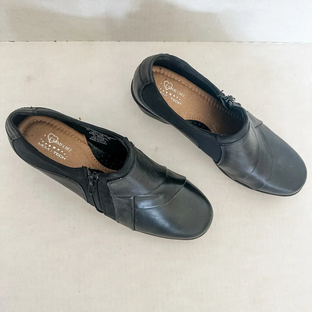 I Love Comfort Womens Black Shoes Size‎ 9 Leather Upper Dress Shoes